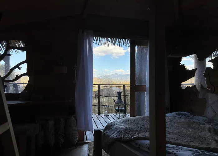 キャンプ場 Treehouse U Rybnika Osečná